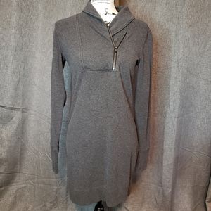 Athleta Gray Sweater Dress XS